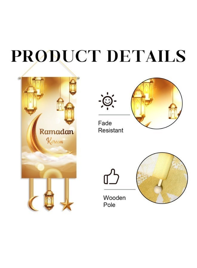 Ramadan Hanging Flag with Balloons Decoration Set – Festive Party Decor for Ramadan & Eid Celebration - Image 4